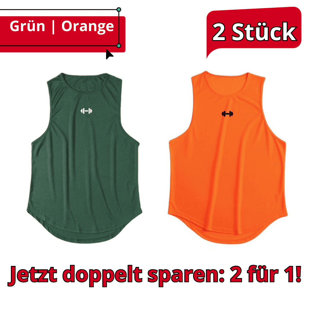 Fitness-Style für Männer – 2er-Pack Tanktops!