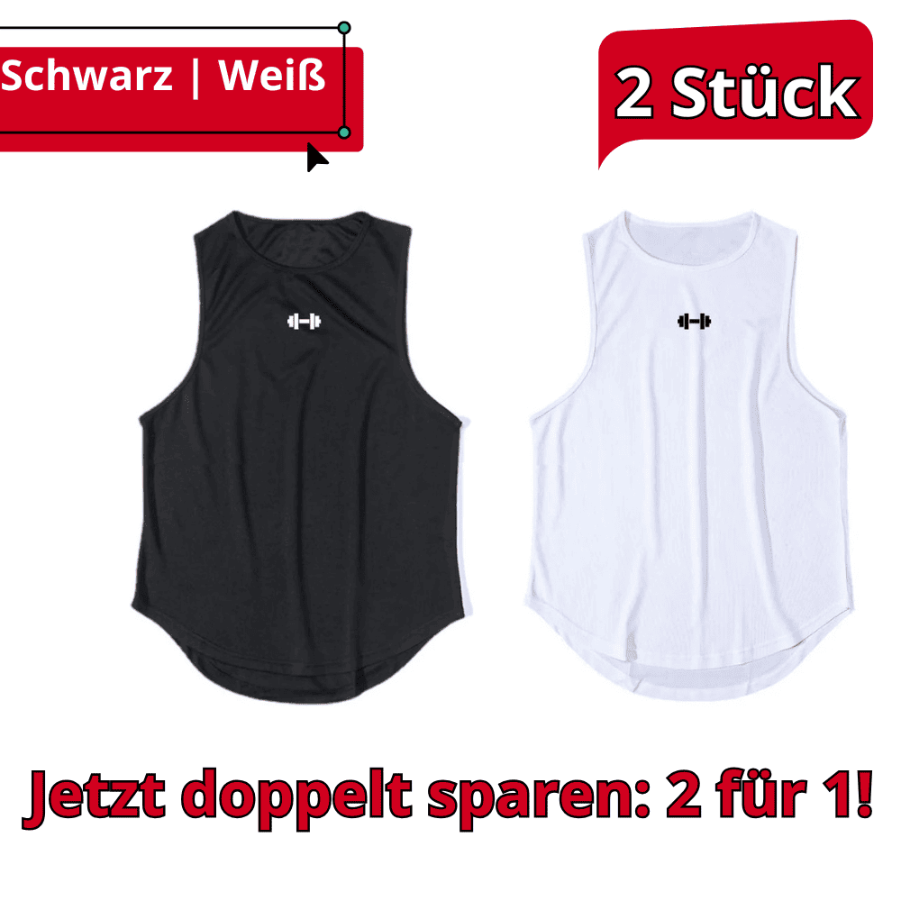 Fitness-Style für Männer – 2er-Pack Tanktops!