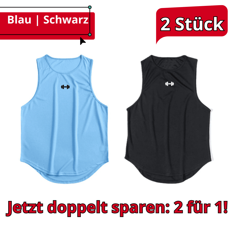 Fitness-Style für Männer – 2er-Pack Tanktops!