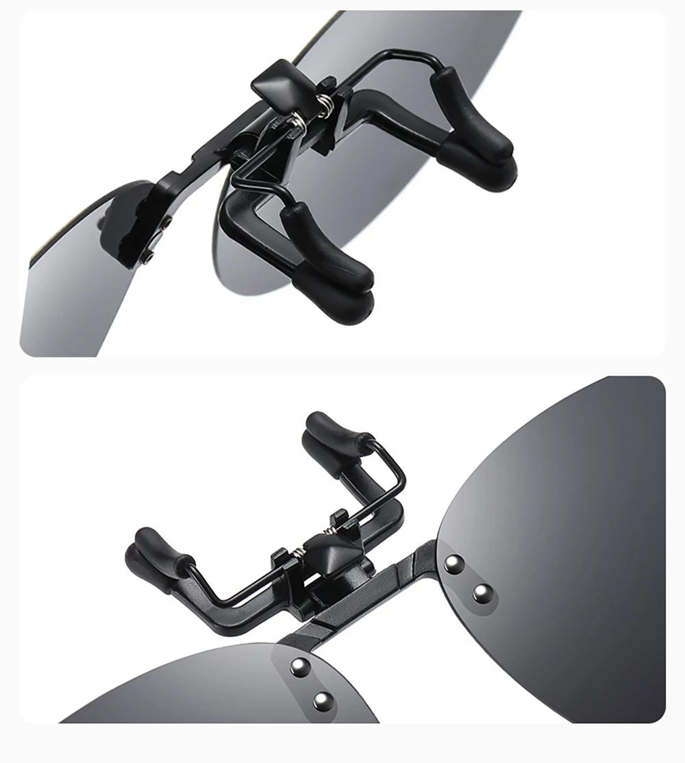 Neuartiger Rundclip für Sonnenbrillen